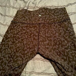 Lululemon align cheetah print leggings
